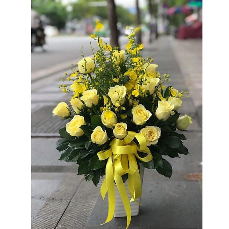 Giỏ Hoa Tươi TT 490