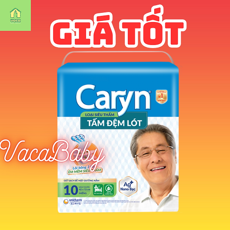 Mua TẤM LÓT NGƯỜI GIÀ CARYN GÓI 10 MIẾNG Chính hãng Giá rẻ