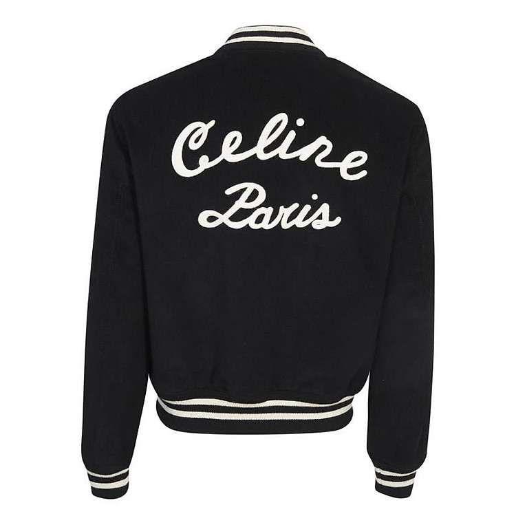 CELINE TEDDY JACKET - Áo Khoác Ce.line Teddy Coduroy (Black)