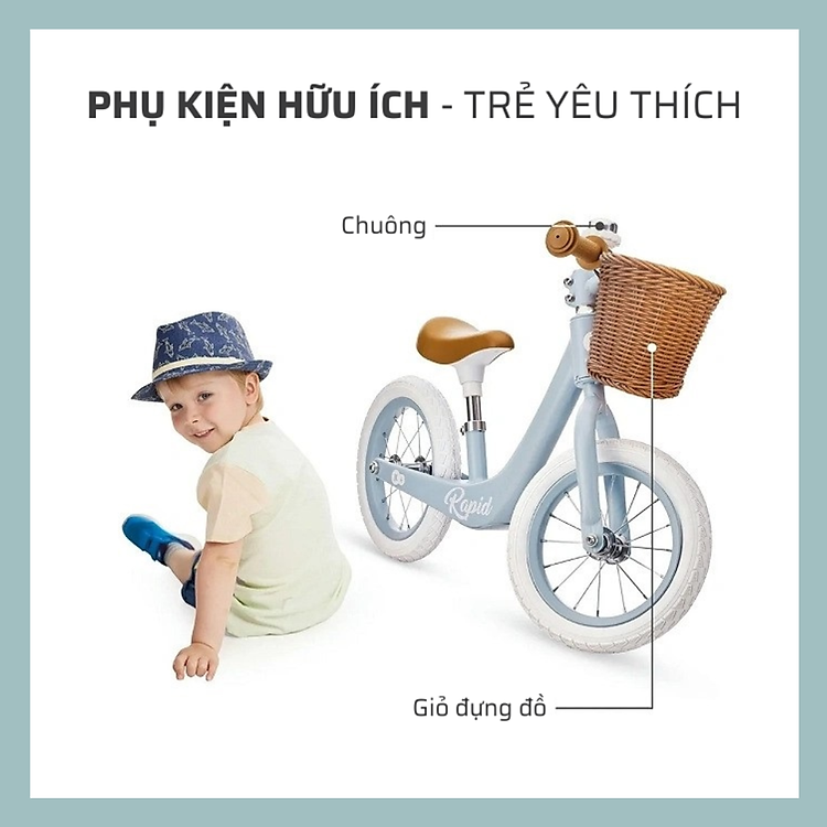 Xe cân bằng Kinderkraft Rapid2 cho bé Chính hãng Tiết kiệm - Hình ảnh 4