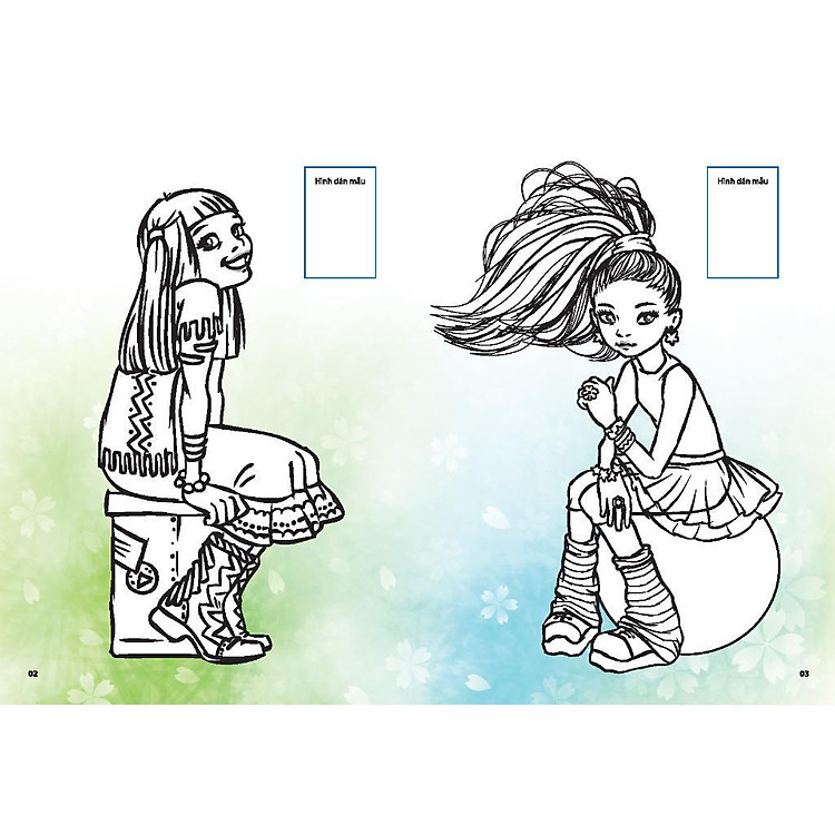 Dán Hình & Tô Màu Sticker Girl Fashion Nhà Thiết Kế Tài Ba - Tập 5 - Ảnh 3