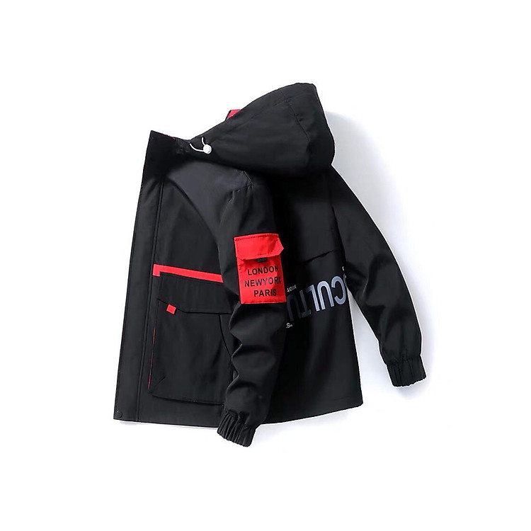 Áo khoác nam JJ05 DO , khoác dù nam 2 lớp phối nón không tháo rời thời trang hàn quốc trẻ trung cuốn hút Julido mẫu TT02 chất liệu thấm hút mồ hôi dày dặn mặc thoáng mát