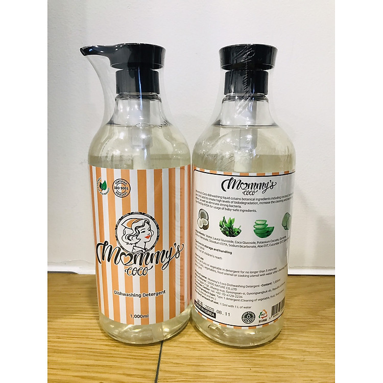 Nước rửa hữu cơ Mommy's Coco 1000ml Ưu đãi - Hình ảnh 5
