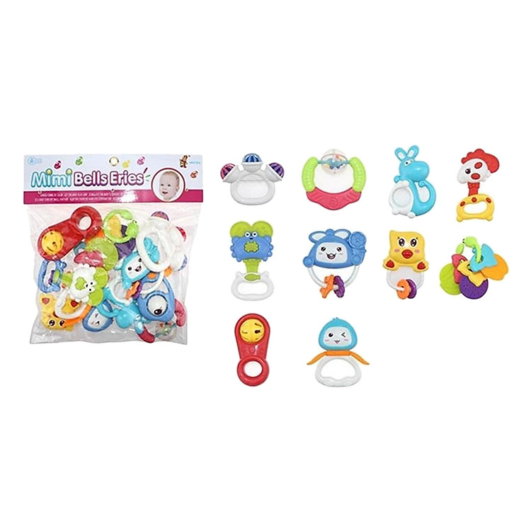 Túi Đồ Chơi Xúc Xắc 10 Món Xinh Xắn Dành Cho Bé Yêu Toyshouse