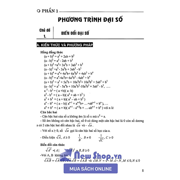 Tổng Ôn Tập Chuyên Đề: Phương Trình Và Hệ Phương Trình - Ảnh 6