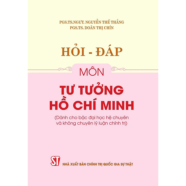 Hỏi – đáp môn Tư tưởng Hồ Chí Minh