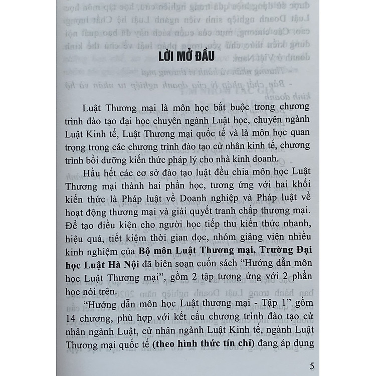 Hướng Dẫn Môn Học Luật Thương Mại (tập 1 và 2) - Ảnh 2