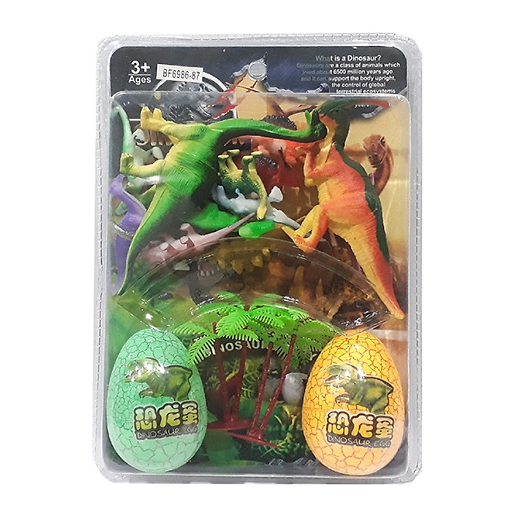 Bộ Đồ Chơi Khủng Long Raptor Và Trứng-BF6986-87-Girl Toys