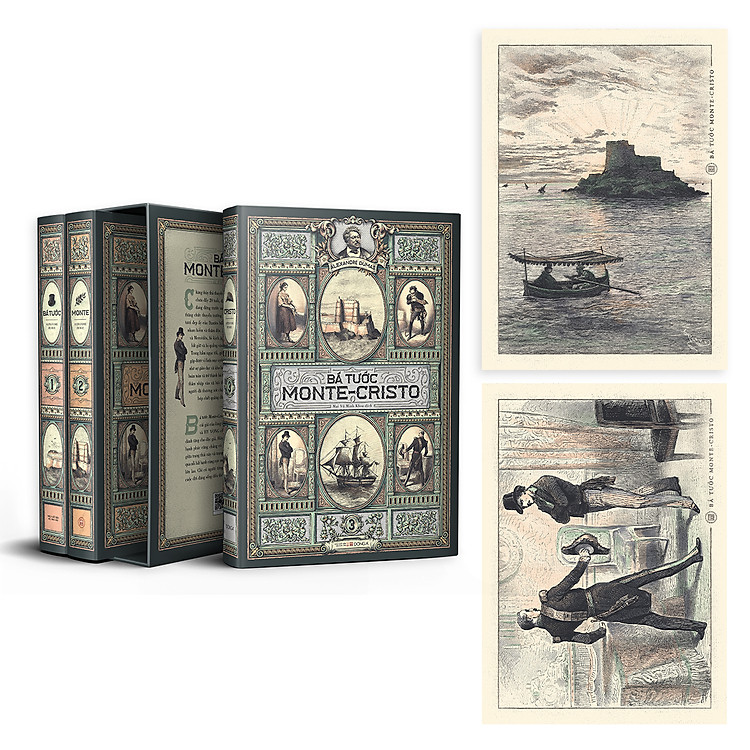 Bá tước Monte-Cristo, trọn bộ 3 tập