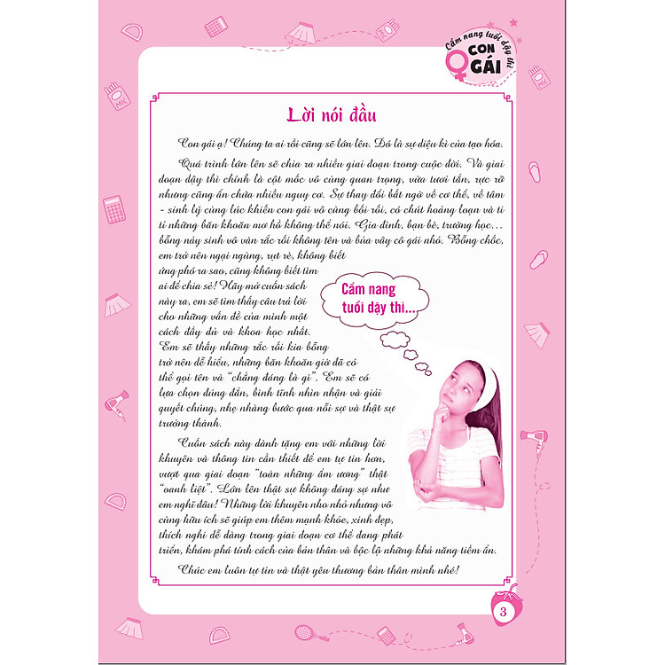 Cẩm Nang Tuổi Dậy Thì Con Gái - Ảnh 3