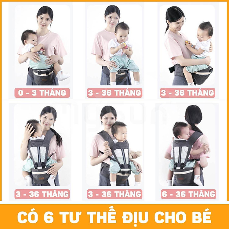 Đai địu an toàn cho trẻ em MySun Chính hãng Tiết kiệm - Hình ảnh 4