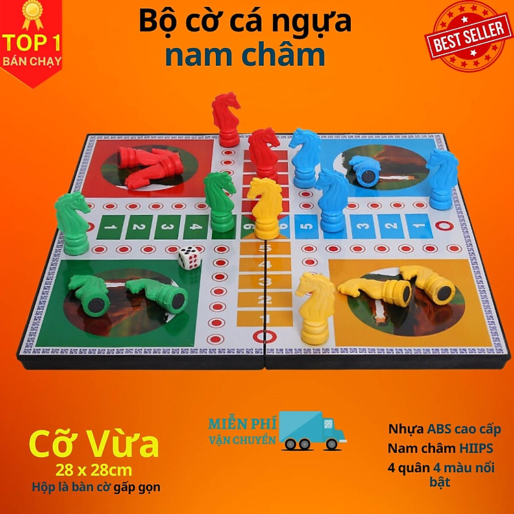 Mua tại Lazada: Bộ Cờ Cá Ngựa Nam Châm miDoctor Chính hãng Giá rẻ