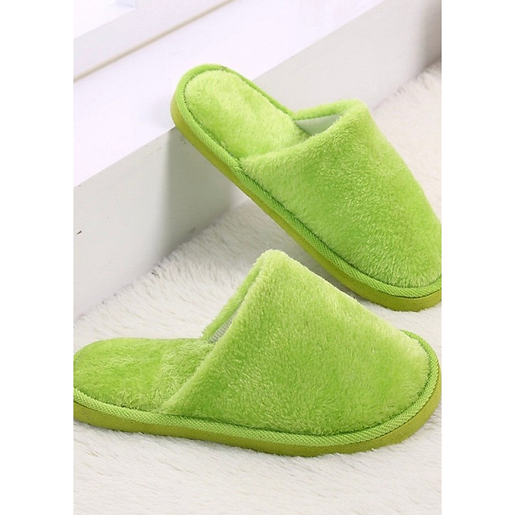 Dép bông đi trong nhà rẻ đẹp , nhiều màu