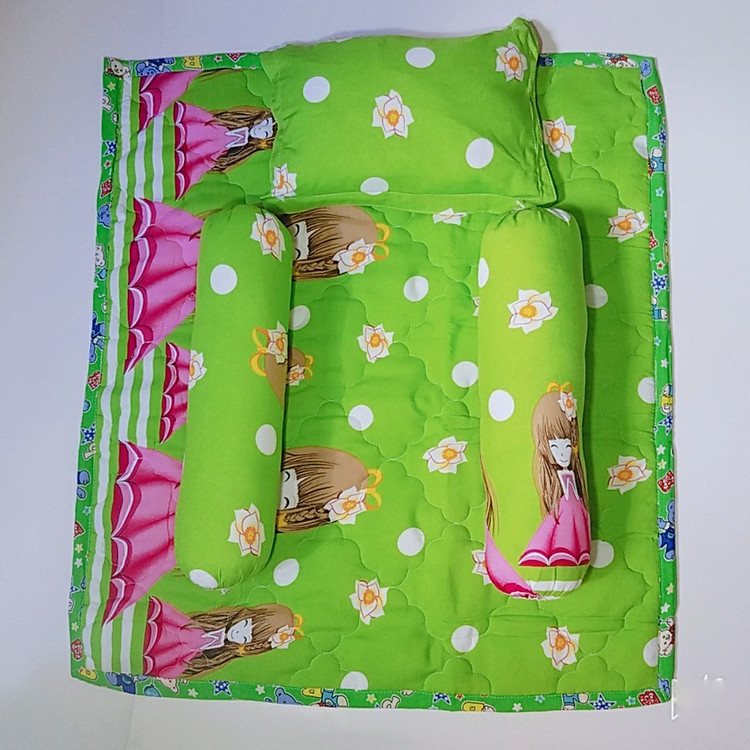 Bộ Gối Nệm Cotton Sơ Sinh - Giao Màu sắc Họa Tiết ngẫu Nhiên