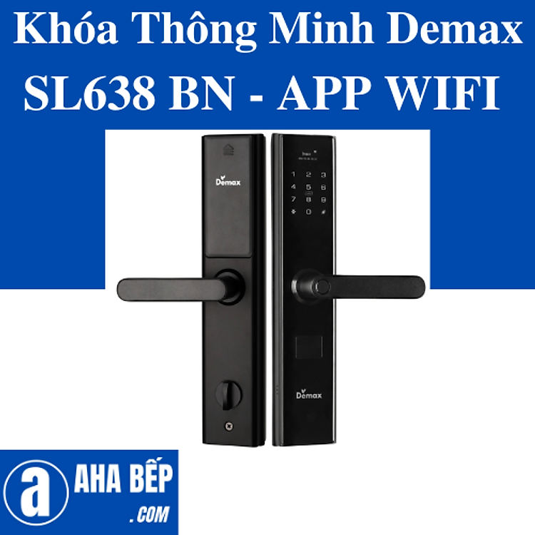 KHÓA THÔNG MINH DEMAX SL638 BN - APP WIFI - HÀNG CHÍNH HÃNG