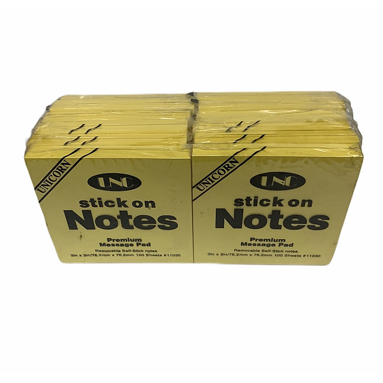 Giấy Note Vàng 3x3 UNC (12 xấp) - Ảnh 3