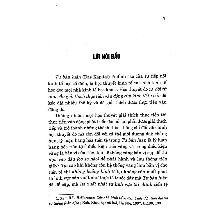 Vấn Đề Của Kinh Tế Đương Đại - Góc Nhìn Từ Tư Bản Luận - Ảnh 3
