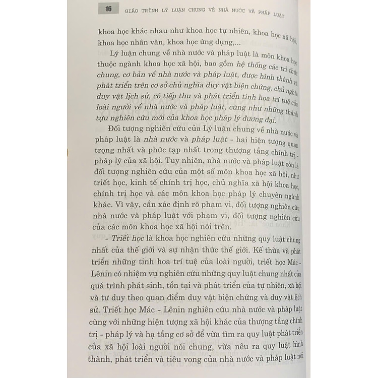 Giáo Trình Lý Luận Chung Về Nhà Nước Và Pháp Luật (Tái bản lần thứ tư, có chỉnh sửa, bổ sung) - Ảnh 5