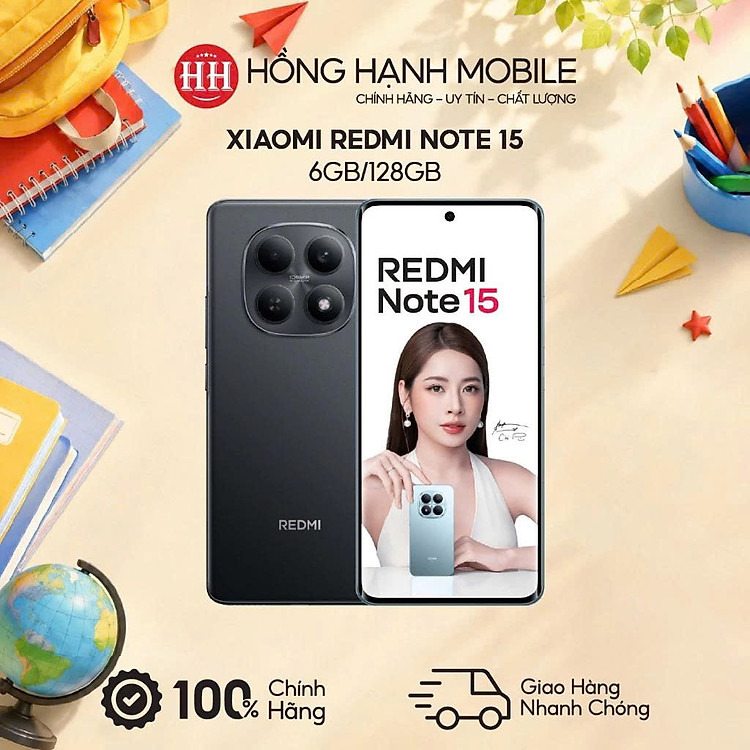 Điện Thoại Xiaomi Redmi Note 15 6GB/128GB - Hàng Chính Hãng