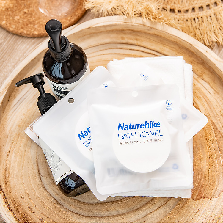 Khăn Tắm Du Lịch Viên Nén Siêu Nhỏ Dành cho Dã Ngoại Thấm Hút Cao Khô Nhanh NatureHike NH19M020-J