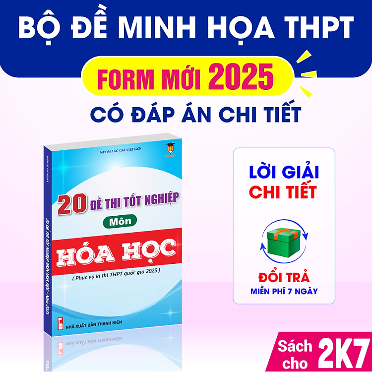 Sách bộ đề thi tốt nghiệp 2025 khối B môn Toán, Hóa, Sinh - Ảnh 2