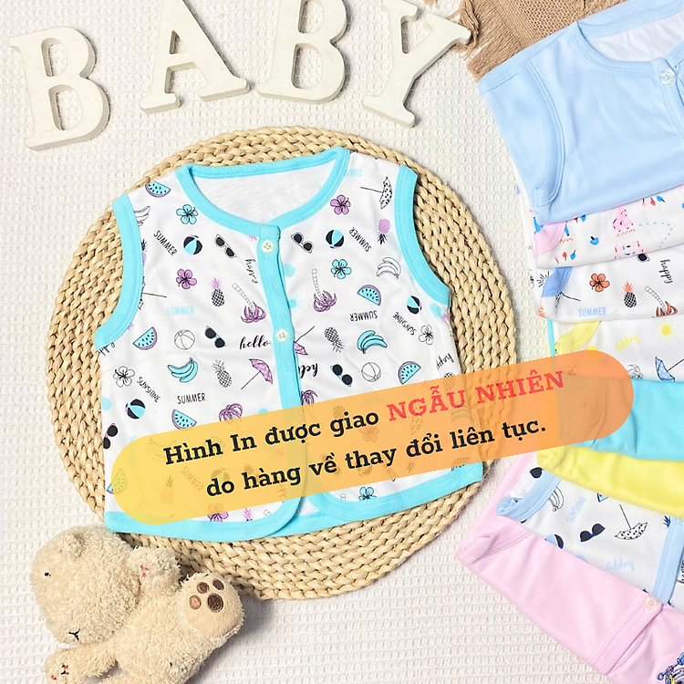 (5-15kg) ÁO GILE SƠ SINH MIATOP MÀU / HỌA TIẾT- CHẤT LIỆU COTTON DÀY DẶN
