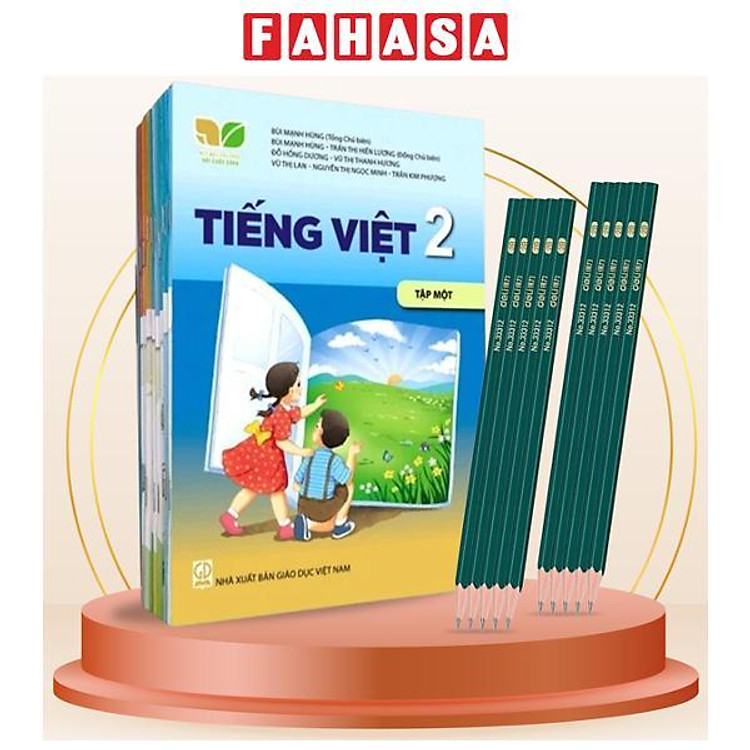 Sách - Sách Giáo Khoa Bộ Lớp 2 - Kết Nối - Chuẩn Bộ Giáo Dục Kèm Hộp Bút Chì