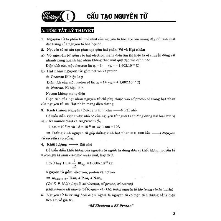 Trọng Tâm Kiến Thức Hóa Học Lớp 10 - Ảnh 6