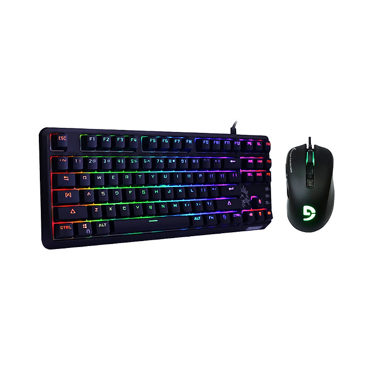 Bộ bàn phím Fuhlen M87s + chuột gaming Fuhlen G90 - Hàng chính hãng
