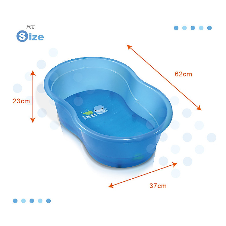 Thau tắm cho bé Kuku KU1112 màu hồng Chính hãng Giá tốt - Hình ảnh 3