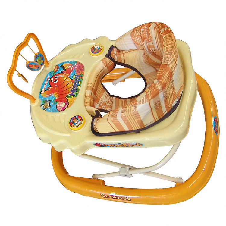 Xe Tập Đi Nhựa Chợ Lớn L3 Con Tôm (Không nhạc) - Dành Cho Bé Từ 6 - 12 Tháng - M1390A-XTĐ - Giao màu ngẫu nhiên