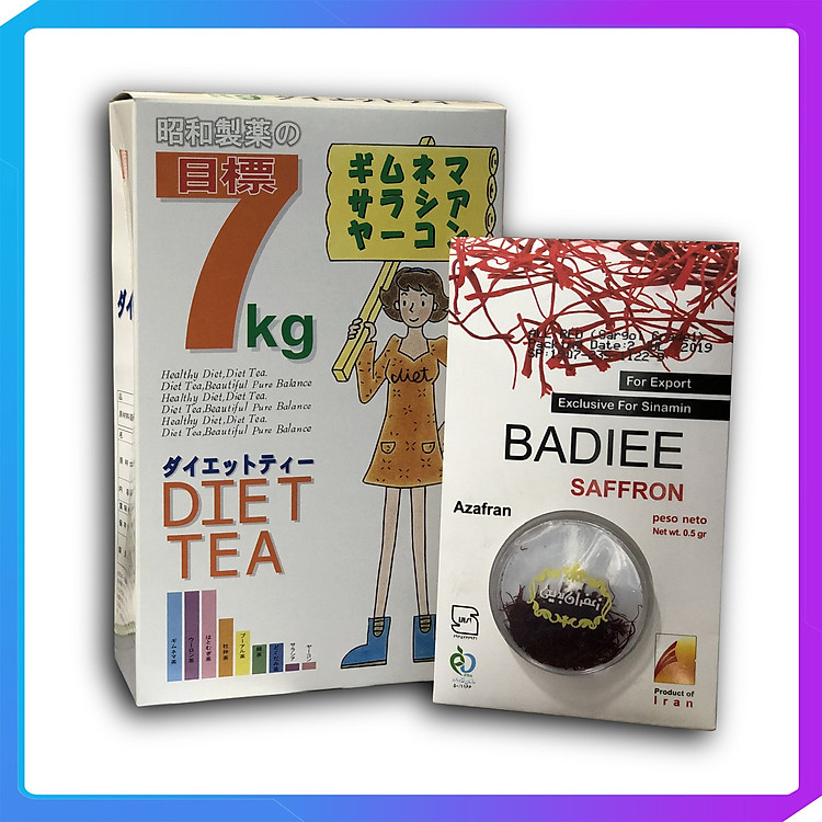 Trà tổng hộp Rooibos-Diet tea 7 Kg-Nhật bản Hộp 30 gói Tặng 1 hộp Nhụy Hoa Nghệ Tây SAFFRON BADIEE