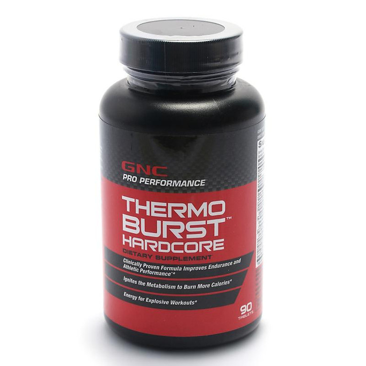 Thực Phẩm Chức Năng Hỗ trợ Luyện tập thể thao GNC THERMO BURST HARDCORE (90 viên/Hộp)