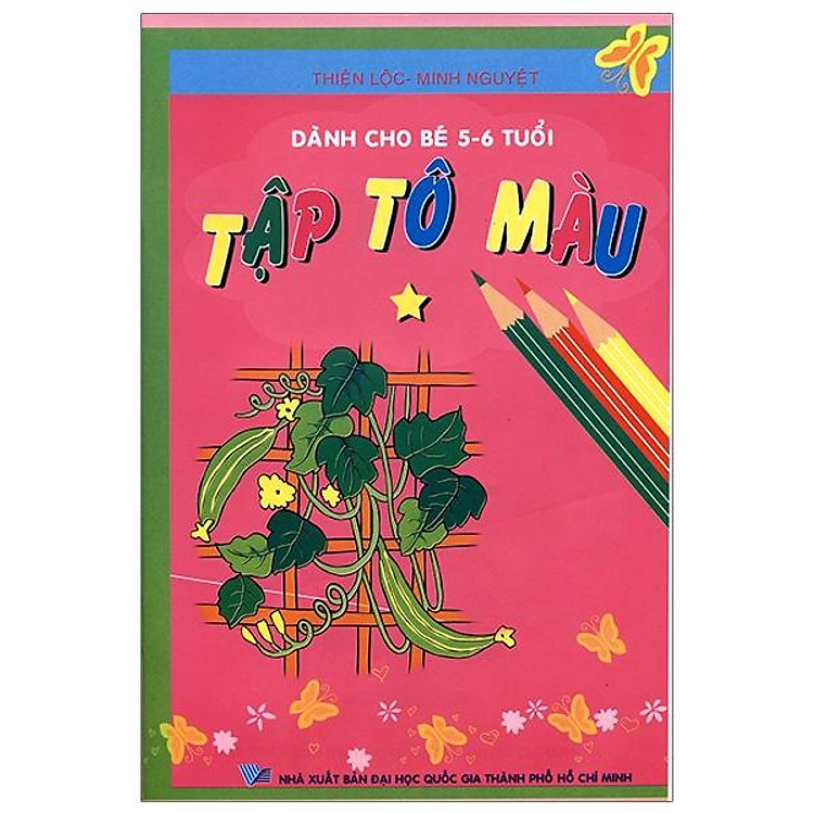 Tập Tô Màu: Dành Cho Bé (5 – 6 Tuổi)