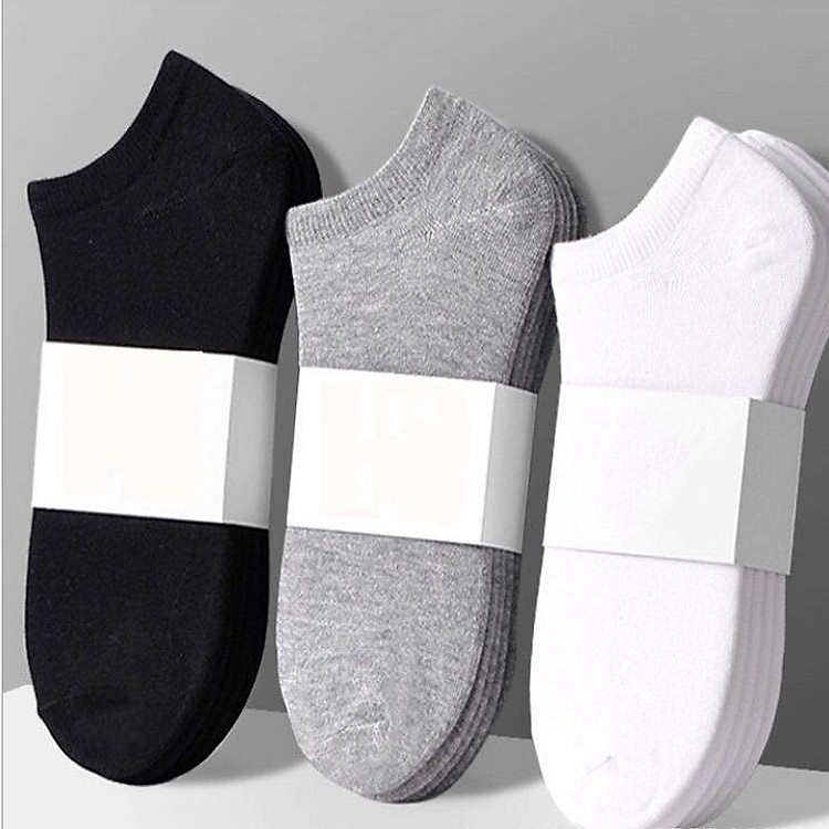 Vớ Nam Cổ Ngắn Cotton Co Giãn Hút Mồ Hôi, Khử Mùi Nano Seal Combo 5 đôi