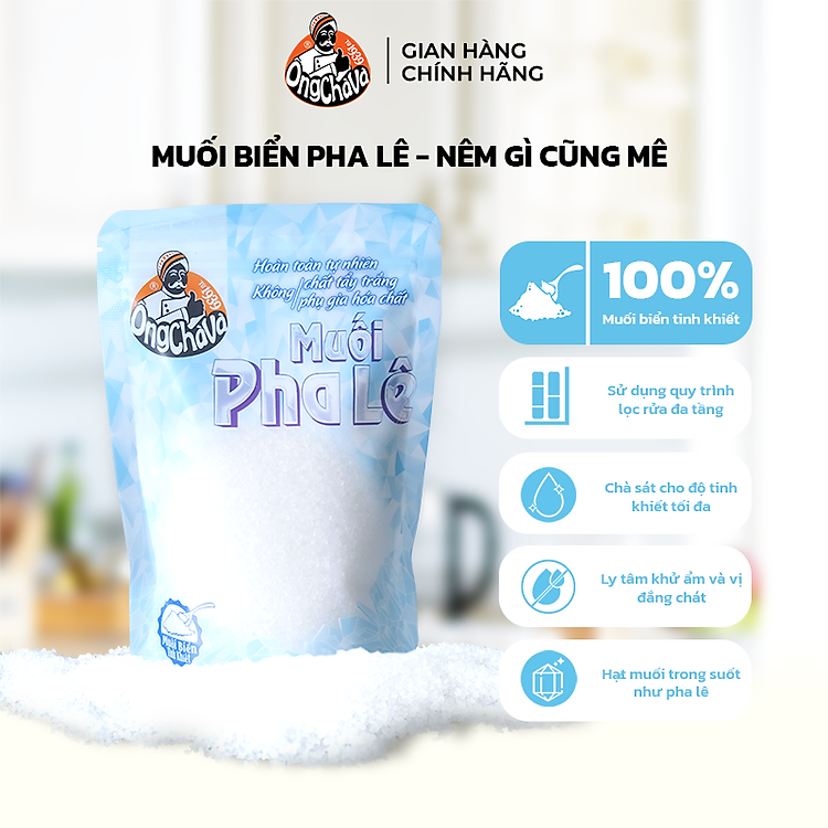 Muối Pha Lê 325g thương hiệu Ông Chà Và – Hàng chính hãng