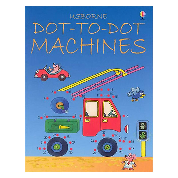 Sách Usborne Dot-to-Dot Machines