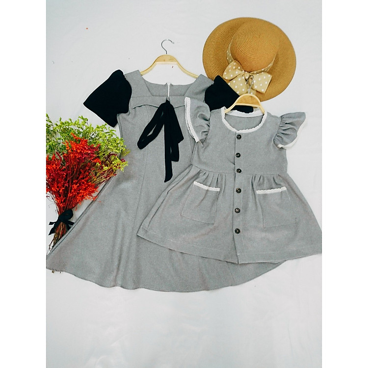 Bộ đầm mẹ và bé gái KO02