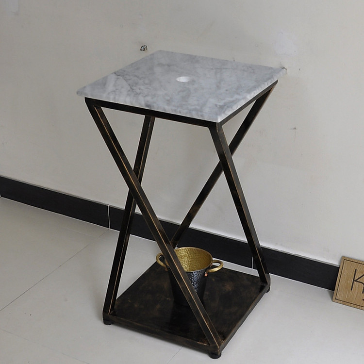 Khung Sắt Mặt Đá Để Lavabo