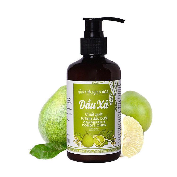 Dầu xả chăm sóc tóc Bưởi MILAGANICS