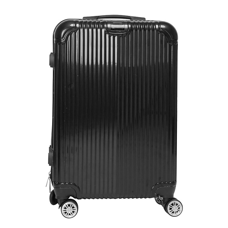 Vali kéo du lịch 812 nhựa ABS chịu lực tốt - Đen