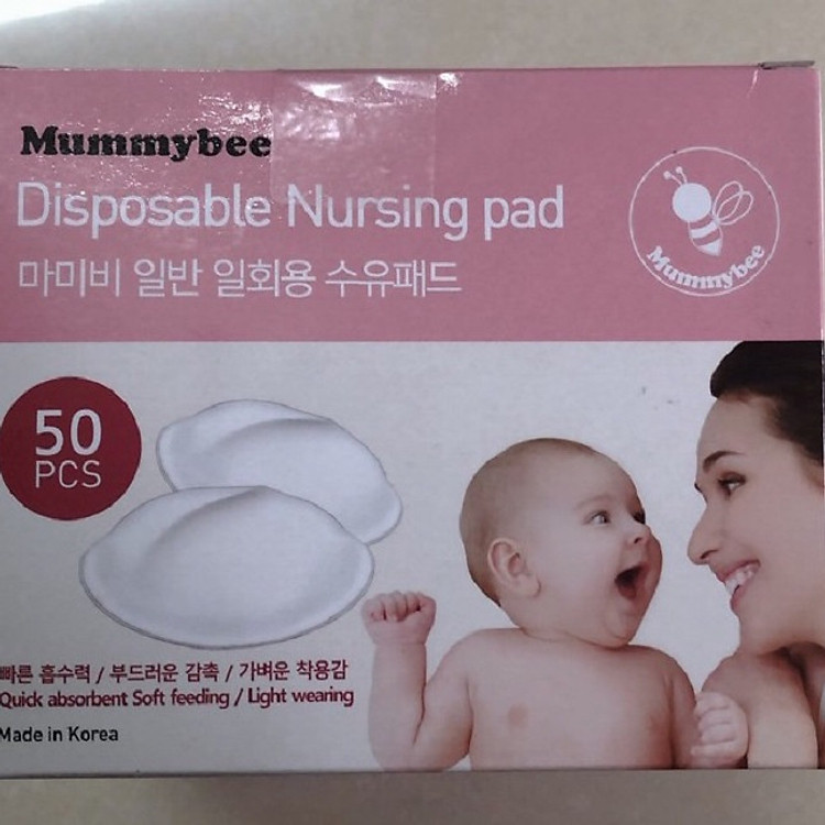 Miếng lót thấm sữa MUMMYBEE Disposible Nursing pad 50 miếng