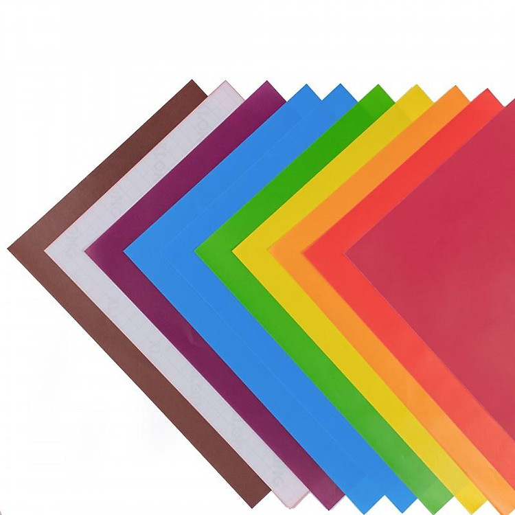 Giấy thủ công kẻ caro 7 màu Couche A4 (10 tờ) - Ảnh 4