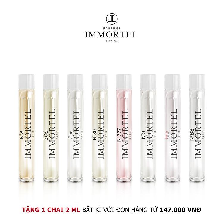 [QUÀ TẶNG] Nước hoa test IMMORTEL Paris 2ml bất kì - Chính hãng Pháp