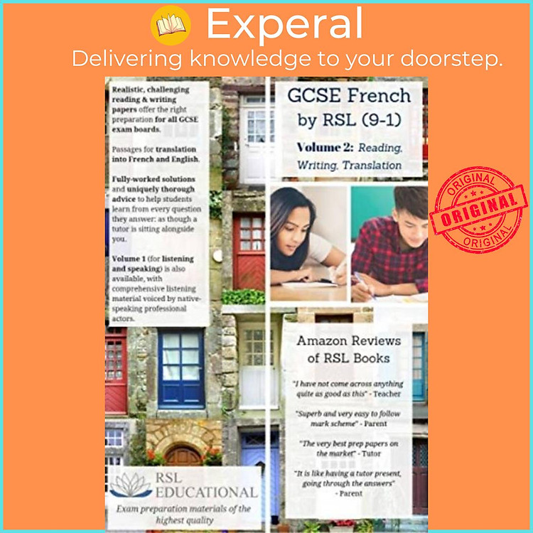 Sách - GCSE French by RSL (9-1), Volume 2: Reading, Writing, Translation by Robert Lomax (UK edition, paperback)