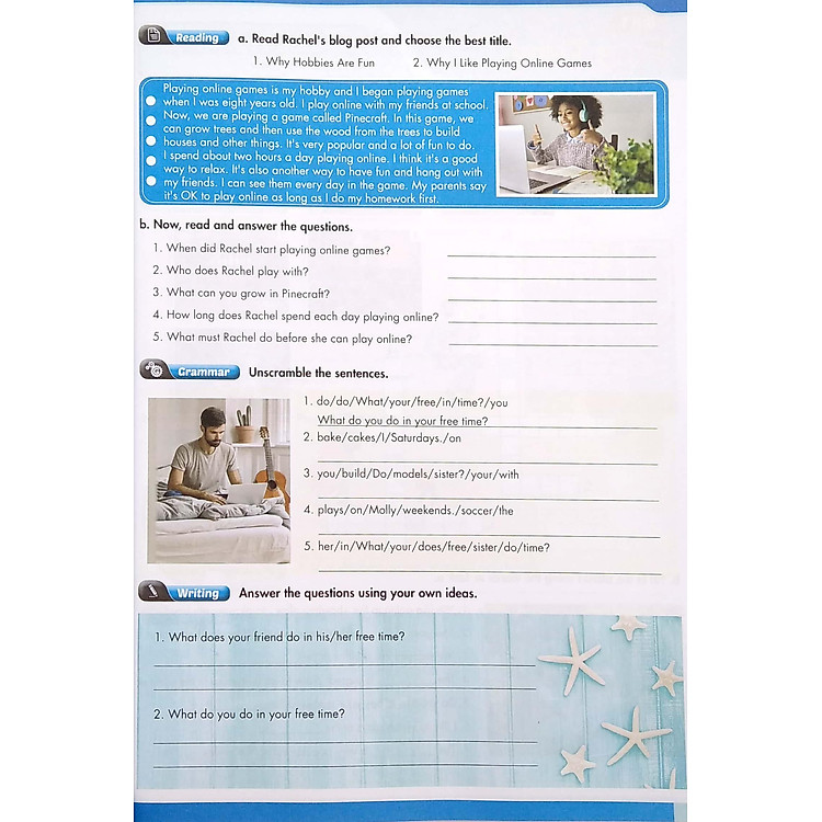 Tiếng Anh 7 I-Learn Smart World - Workbook - Ảnh 3