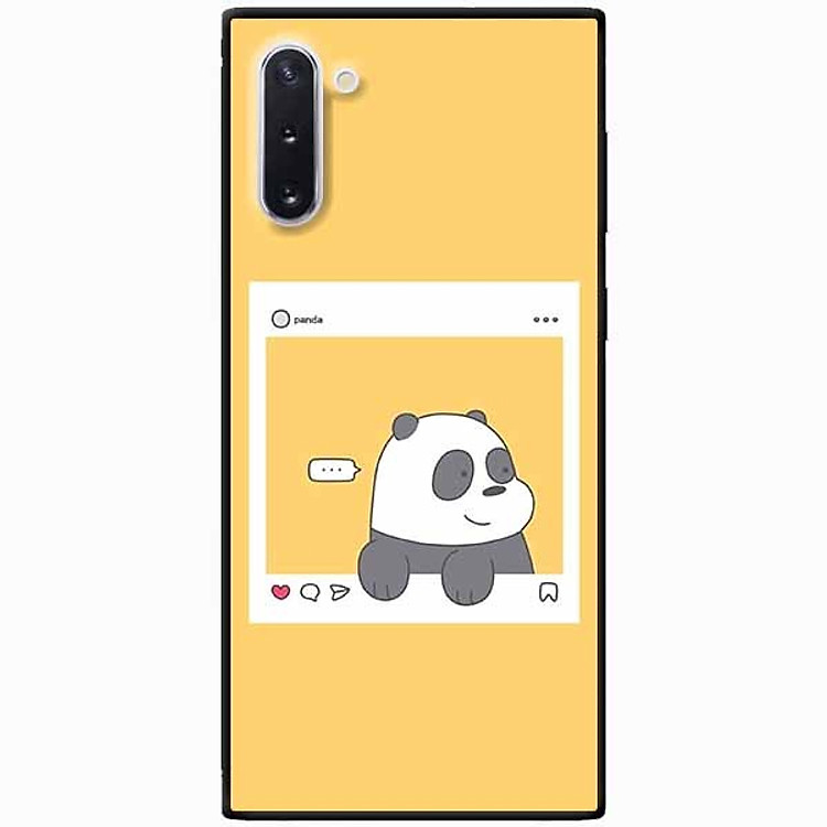 Ốp lưng dành cho Samsung Note 10 mẫu Chú Gấu Khung Hình