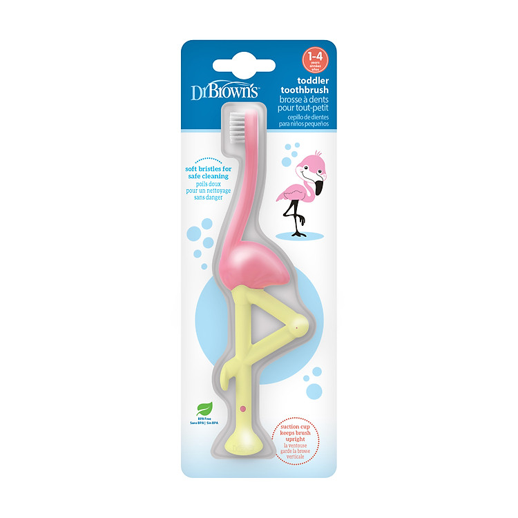 Mua Bàn chải đánh răng hồng hạc Dr.Brown's Chính hãng Ưu đãi - Hình ảnh 3