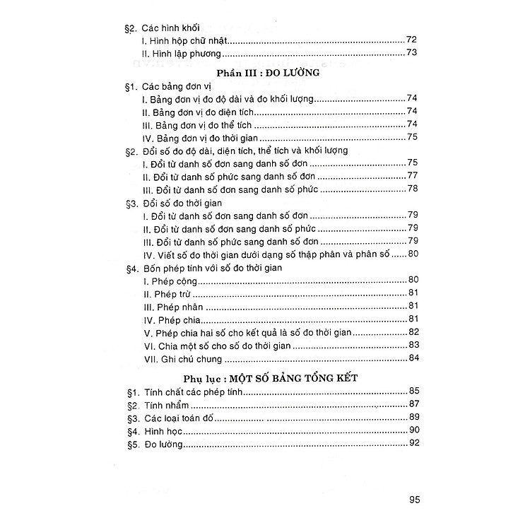 Tóm Tắt Kiến Thức Toán Tiểu Học - Ảnh 5