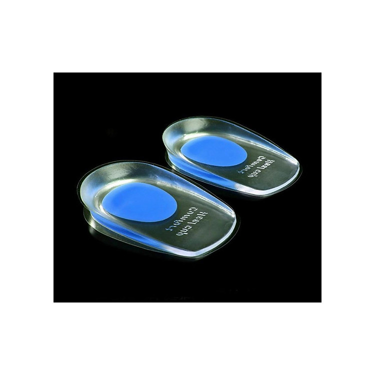 Lót giày tăng chiều cao silicon 1.5cm bảo vệ gót chân, phòng ngừa, giảm đau gai gót chân, chai chân